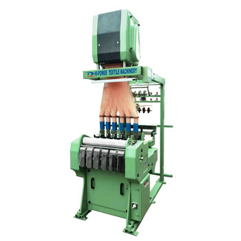 ইলেকট্রনিক লুম ইলাস্টিক টেপ মেকিং মেশিন 1200 RPM ওয়েবিং জ্যাকার্ড উইভিং মেশিন