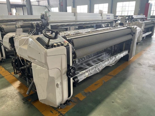 ফ্যাব্রিক উইভিং শাটললেস লুম মেশিন 190cm 1000RPM ওয়াটার জেট লুম ডবি